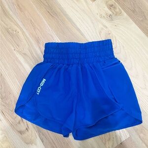Women's Blue Athletic Shorts
